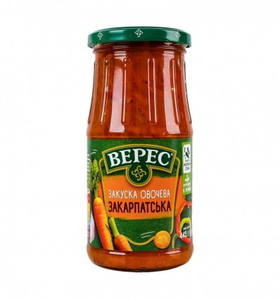 Закуска овощная Верес Закарпатская стерилизованная 445г