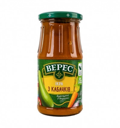 Икра из кабачков Верес Экстра стерилизованная 440г