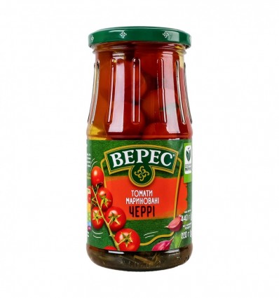 Томаты Верес Черри маринованные стерилизованные 440г
