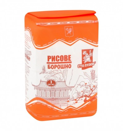 Борошно Сто пудів рисове 1кг