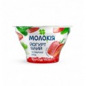 Йогурт Белый Клубника на подушке из ягод 6,6% 130г