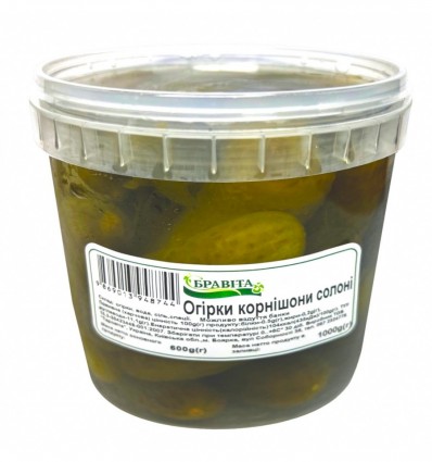 Огурцы Бравита корнишоны 1кг