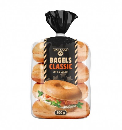 Бейгл Dan Cake класичний нарізаний 300г
