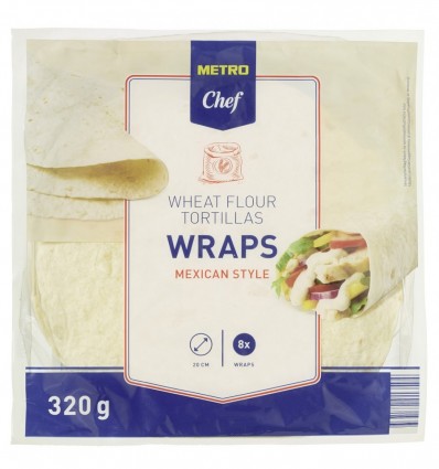 Тортилья Metro Chef 20 см 8 шт