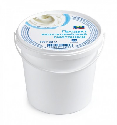 Продукт Aro молоковмісний сметанний 15 % 900 г