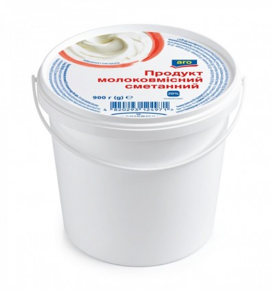 Продукт Aro молоковмісний сметанний 20 % 900 г