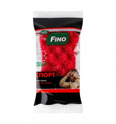 Губка Fino банная массажная Спорт Чемпион 1 шт