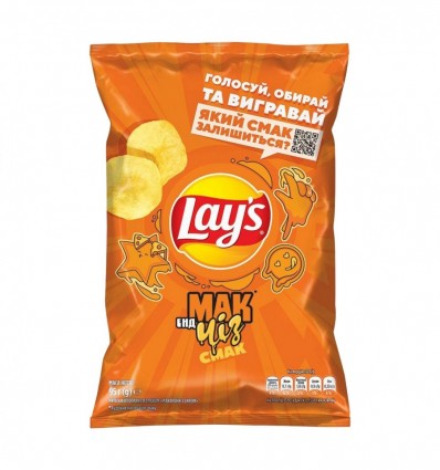 Чипси картопляні Lay`s Макарони з сиром 95г