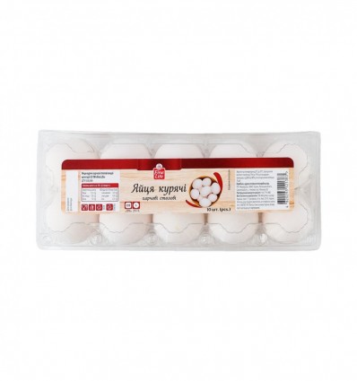 Яйця Fine Life курячі харчові столові L С0 10шт