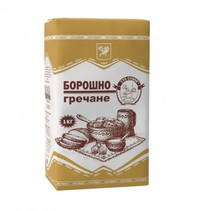 Мука Сто пудов гречневая 1кг