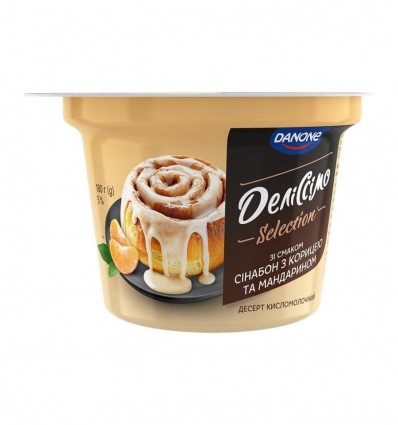 Десерт Danone Со вкусом синабон с корицей и мандар 5% 180г