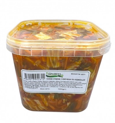 Спаржа соєва Бравіта з овочами 1кг