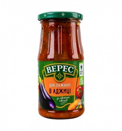 Баклажани Верес в аджиці стерилізовані 440г