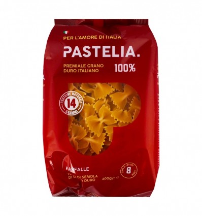 Вироби макаронні Pastelia Бантики фігурні група А 400г