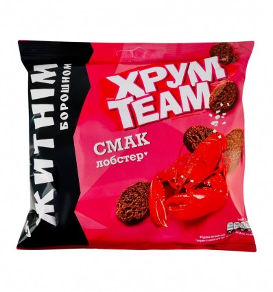 Сухарики ХрумTeam Лобстер з житнім борошном 90г