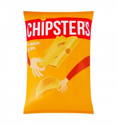 Чипсы Chipster`s картофельные со вкусом Сыр 100г