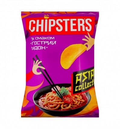 Чипсы картофельные Chipster`s Asian collect Острый удон 100г