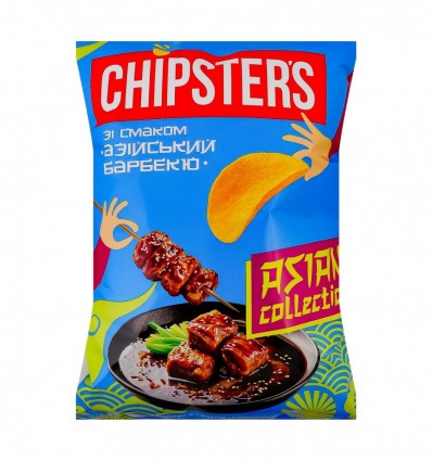 Чипсы картофельные Chipster`s Азиатский барбекю 100г