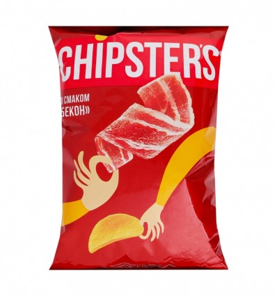 Чипсы картофельные Chipster`s Бэкон 100г