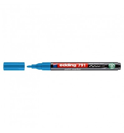 Маркер Paint e-791/10n, 1-2 мм круглий, блакитний