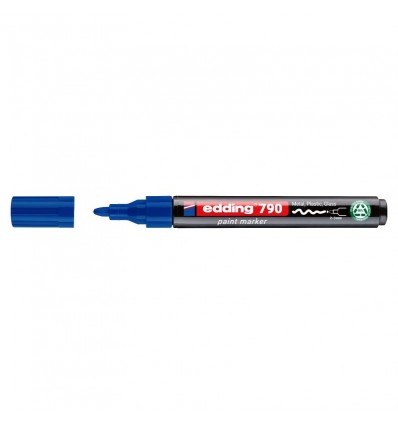 Маркер Paint e-790/03n, 2-3 мм круглий, синій