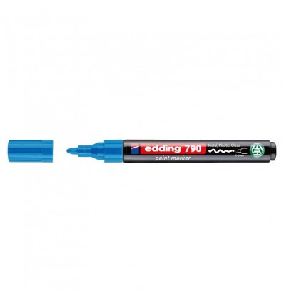 Маркер Paint e-790/10n, 2-3 мм круглий, блакитний