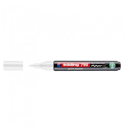 Маркер Paint e-790/11n, 2-3 мм круглый, белый