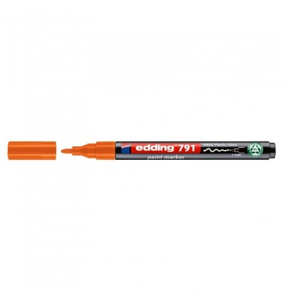 Маркер Paint e-791/06n, 1-2 мм круглий, помаранчевий
