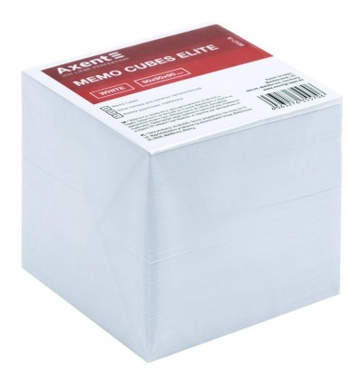 Папір для нотаток Elite "White" 8047-A, 90х90х90мм, непроклеєний