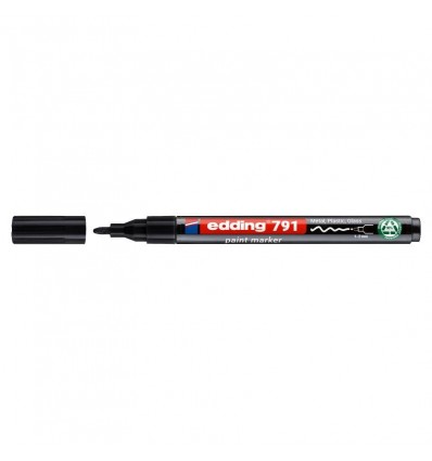Маркер Paint e-791/01n, 1-2 мм круглый, черный