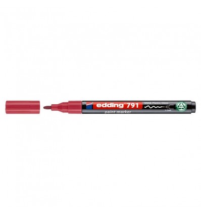 Маркер Paint e-791/09n, 1-2 мм круглый, розовый