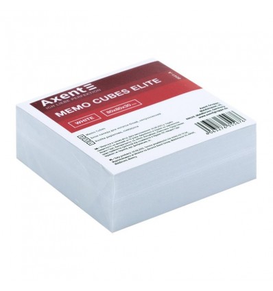 Папір для нотаток Elite "White" 8041-A, 80х80х30мм, непроклеєний