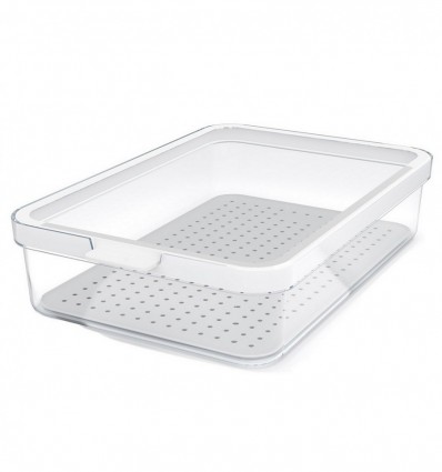 Органайзер Cauma с крышкой для холодильника 282x184x62мм 2,6л