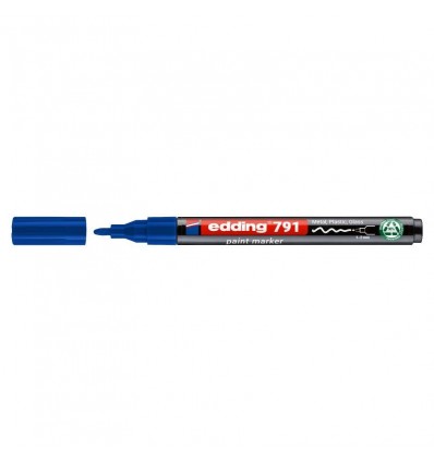 Маркер Paint e-791/03n, 1-2 мм круглый, синий