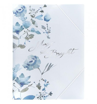 Папка на гумках А4+ Flower Symphony-1, 1509-44-A