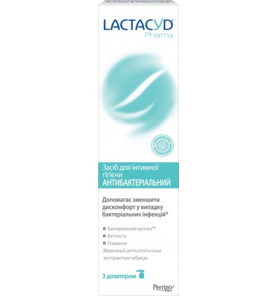 Lactacyd Фарма Антибактериальный для интимной гигиениз дозатором 0,25л
