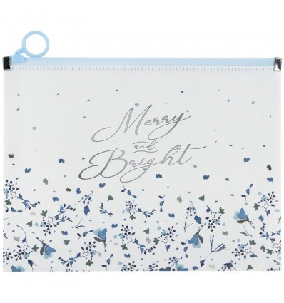 Папка на блискавці zip-lock А5+ Flower Symphony-1, 1498-44-A