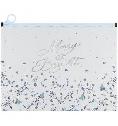 Папка на молнии zip-lock А4+ Flower Symphony-1, 1497-44-A