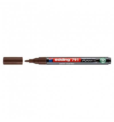 Маркер Paint e-791/07n, 1-2 мм круглый, коричневый