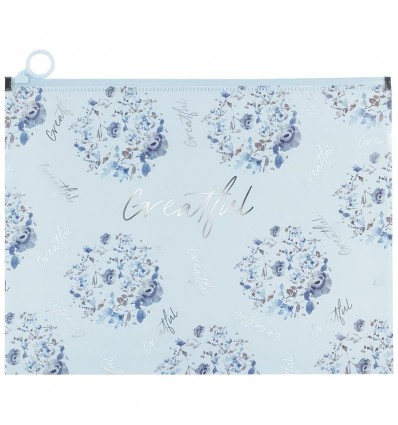 Папка на блискавці zip-lock А4+ Flower Symphony-2, 1497-45-A