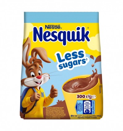 Смесь для приготовления напитка Nesquik сухая из какао 300г.