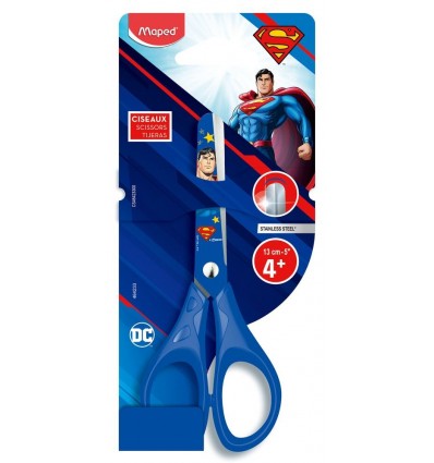 Ножиці дитячі SUPERMAN MP.464233, 130мм, блістер