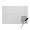 Планер настінний магнітний BM.0081-99, на тиждень, лінований, А3, з маркером