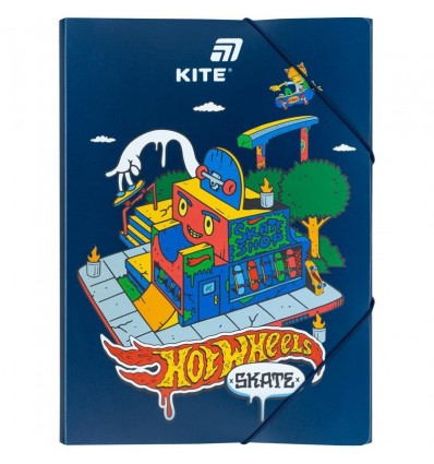 Папка на гумці Kite Hot Wheels HW25-247, A4