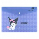 Папка на кнопке Kite Kuromi HK25-244-1, А4