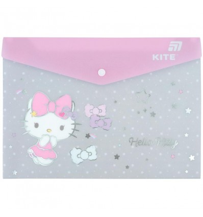 Папка на кнопці Kite Hello Kitty HK25-244-5, А4