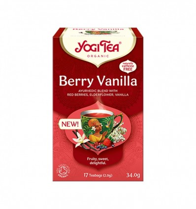 Фіточай YogiTea Berry vanilla 17 х 2г