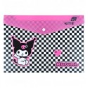 Папка на кнопке Kite Kuromi HK25-244-2, А4