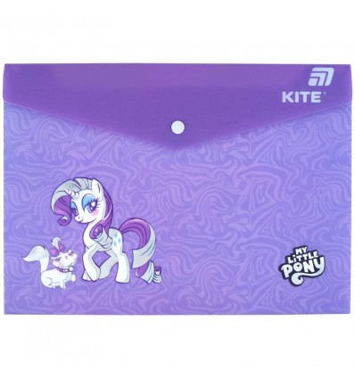 Папка на кнопке Kite My Little Pony LP25-244, A4