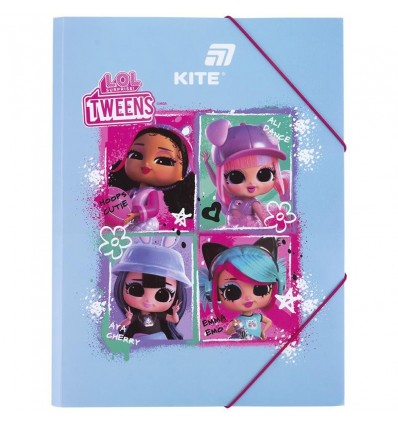 Папка на гумці Kite LOL LO25-247, A4